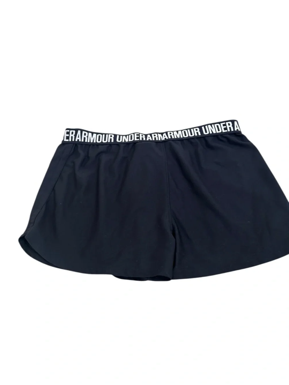 Under Armour Black heatgear Athletic Shorts Branded Waistband size large